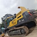 2025 Volvo EC480DL crawler excavator, rear three-quarter view