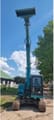2021 Sunward SWE90 crawler excavator, front view with boom extended