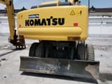 2015 Komatsu PW150-6 excavator rear view