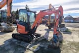 2021 Kubota U27-4 mini excavator, side view
