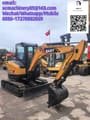 2024 Sany SY35U mini excavator, front three-quarter view