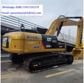 2022 Caterpillar 330D2L crawler excavator, rear three-quarter view