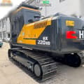 2024 Hyundai HX220HD crawler excavator, rear three-quarter view