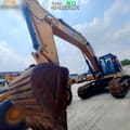 2022 Caterpillar 352 crawler excavator, front-facing view