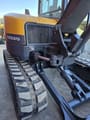 2020 Volvo ECR88D mini excavator, close-up of the boom swing cylinder and tracks