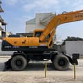 2016 Hyundai R210W-9 wheel excavator side view