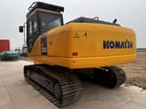 2022 Komatsu PC200 crawler excavator, rear three-quarter view