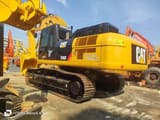 2022 Caterpillar 336D crawler excavator, rear three-quarter view