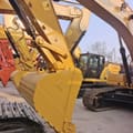 2024 Caterpillar 326GC crawler excavator, close-up of bucket and boom