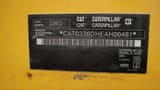 2020 Caterpillar 336D2 crawler excavator identification plate
