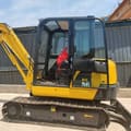 2022 Komatsu PC56 crawler excavator, side view