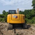 2020 Caterpillar 307E mini excavator rear view