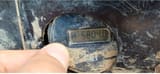 2013 Caterpillar 308E2CR crawler excavator hour meter detail