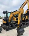 2025 Sany SY26C mini excavator, front three-quarter view