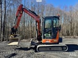 2019 Hitachi ZX38U-6 mini excavator, side view