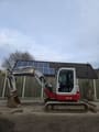 2018 Takeuchi TB153FR mini excavator side view