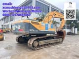 2020 Hyundai 305LC-9T crawler excavator rear three-quarter view