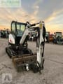 2023 Bobcat E27Z mini excavator, front three-quarter view