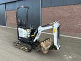 2008 Bobcat E08 mini excavator, front three-quarter view