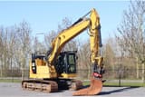 2018 Caterpillar 325F LCR crawler excavator, side view