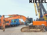 2016 Hitachi ZX490LCH-6 crawler excavator, side view