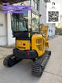 2021 Komatsu PC35 MR mini excavator, rear three-quarter view