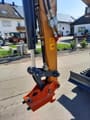 Kubota XE27E mini excavator boom and quick coupler detail