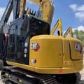 2022 Caterpillar 307E2 crawler excavator, rear-quarter view