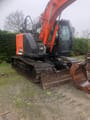 2017 Hitachi Zaxis 135US crawler excavator, side view
