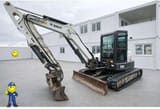 2015 Bobcat E50 mini excavator, side view