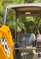 JCB 8014 CTS mini excavator operator station view