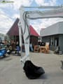 2006 Takeuchi TB180FR mini excavator boom and bucket detail