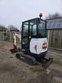 2020 Bobcat E17 mini excavator, rear three-quarter view