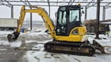 2020 Komatsu PC55MR-5 mini excavator, side view