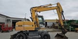 2010 Liebherr A314 wheel excavator, side profile view