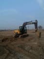 2024 Volvo EC80D mini excavator, side profile view