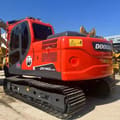 2022 Doosan DX140LC-9C crawler excavator, rear three-quarter view