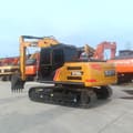 2023 Sany SY155C excavator, rear three-quarter view