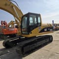 2008 Caterpillar 320CL crawler excavator, side profile view
