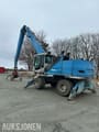2006 Terex Fuchs MHL350 wheel excavator, side view