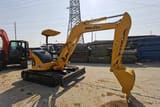 2020 Komatsu PC40MR mini excavator, rear three-quarter view