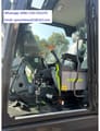 2026 Zoomlion ZE135G Crawler Excavator showing the detailed operator station and controls inside the cab.