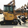 2026 XCMG XE35U mini excavator, side profile view