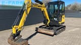 2018 Yanmar SV26 mini excavator, front three-quarter view
