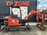 2018 Kubota KX027-4 mini excavator side view