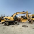 2018 Caterpillar M315D2 wheel excavator, side profile view