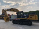 2022 Caterpillar 336D2L crawler excavator, side view
