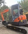 2019 Hitachi Zaxis 55 mini excavator, side view