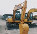 Komatsu PC78US-6 mini excavator, front three-quarter view