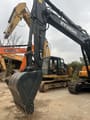 2025 Hyundai HX220HD crawler excavator, close-up of boom and bucket
